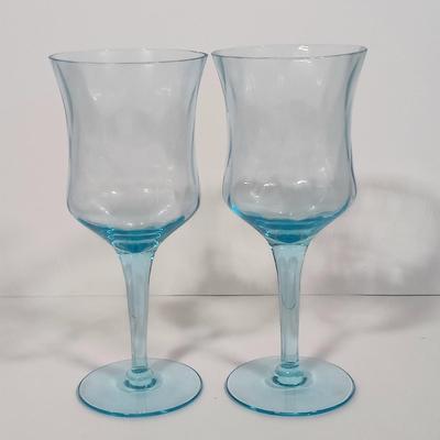 LOT 128L: Vintage Turquoise Blue Depression Glass Dishes