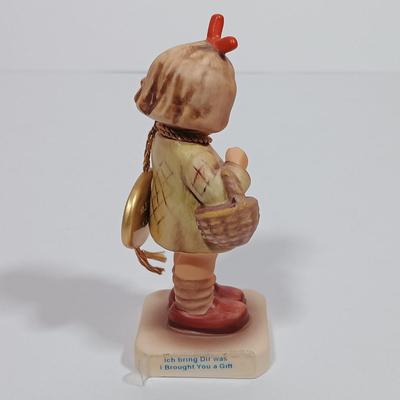 LOT 132L: Goebel Hummel Club Figurines 'First Mate', 'I Brought You a Gift' & 'Keeping Time'