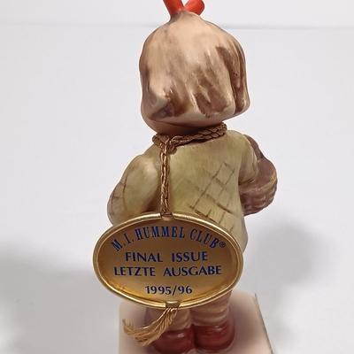 LOT 132L: Goebel Hummel Club Figurines 'First Mate', 'I Brought You a Gift' & 'Keeping Time'