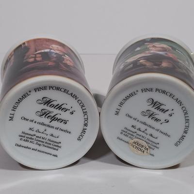 LOT 135L: The Danbury Mint Hummel Porcelain Calendar Mugs