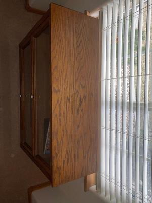 NICE SMALLER SIZED LEGAL BOOKCASE WITH BOOKS
