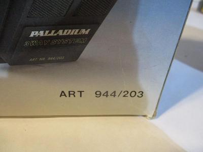Vintage Palladium Stereo Headphone 3 Way System & Sportsman Headphones