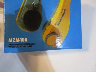 Vintage Palladium Stereo Headphone 3 Way System & Sportsman Headphones