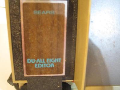 Sears Du-All Eight Editor & Hudson Photographic
