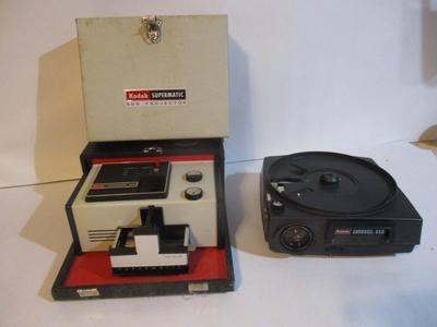 Kodak Carousel 650 Projector & Kodak Supermatic 500 Projector