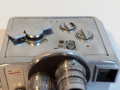 Vintage Wollensak Eight Three Rotating Lens Movie Film Camera 8mm