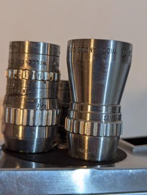Vintage Wollensak Eight Three Rotating Lens Movie Film Camera 8mm