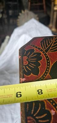 2 vintage red Boxes, decorative,