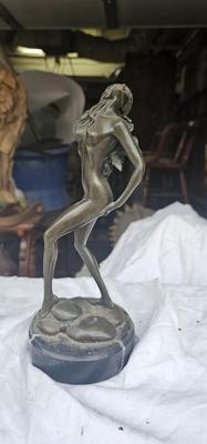 Free Spirited Semi-Nude Woman Bronze after Aldo Vitaleh, (Reproduction??)