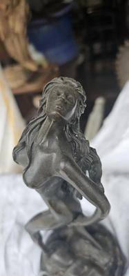 Free Spirited Semi-Nude Woman Bronze after Aldo Vitaleh, (Reproduction??)