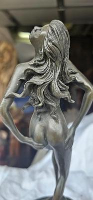 Free Spirited Semi-Nude Woman Bronze after Aldo Vitaleh, (Reproduction??)