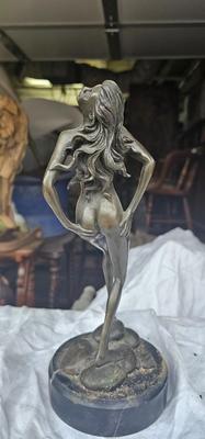 Free Spirited Semi-Nude Woman Bronze after Aldo Vitaleh, (Reproduction??)