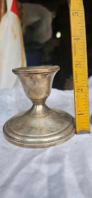 Pair Fisher Sterling Weighted Candlesticks