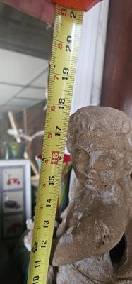 Very Heavy Spring Putto/ cherub Neoclassical Statue 18" tall