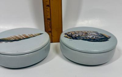 Set of Ceramic Trinket Boxes