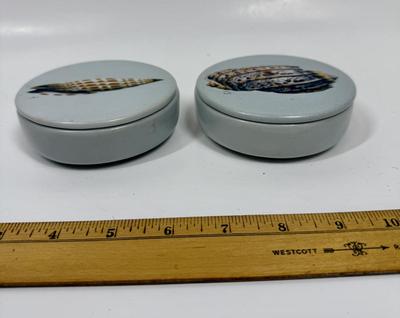 Set of Ceramic Trinket Boxes