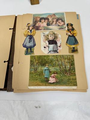 Vintage Scrap Book Victorian Artwork etc