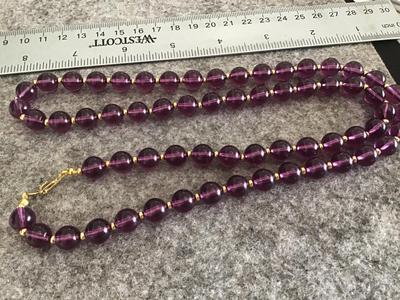 Pretty Vintage Purple Necklace