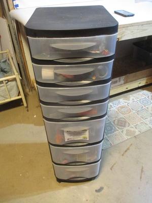 Clear & Simple Rolling Storage Tower With Casters & Crafts