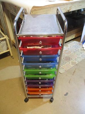 Style Master Rolling Cart With Crafts