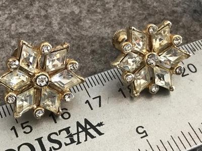 Vintage Screwback Rhinestone Earring’s