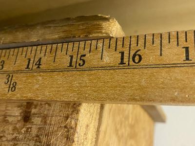 Vintage Handmade Pine Step Stool or small bench