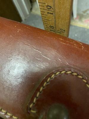 Hartmann Knocabout Brown Leather Suitcase Vintage