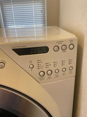 WHIRLPOOL DUET ELECTRIC DRYER MODEL: WED9600TW1 WITH PEDESTAL DRAWER