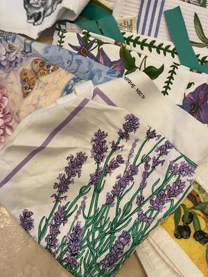DISH TOWELS AND APRONS