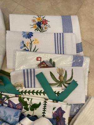 DISH TOWELS AND APRONS