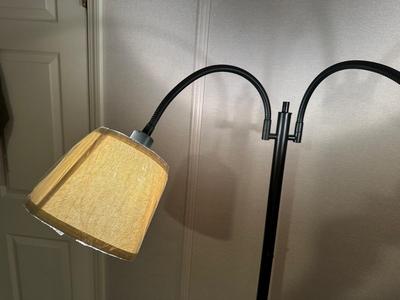 3 WAY DOUBLE GOOSENECK FLOOR LAMP