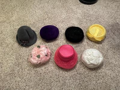 LADIES VINTAGE DRESS HATS