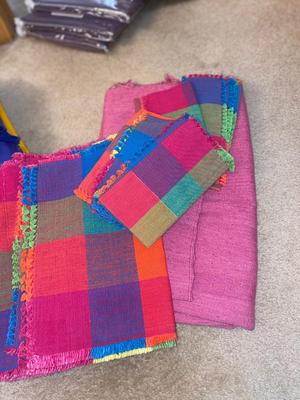 PASTEL TABLECLOTH, NAPKINS AND PLACEMATS