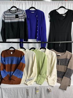 Lot F 306 Women’s Casual Sweater Clothing Lot (Large)