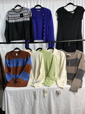 Lot F 306 Women’s Casual Sweater Clothing Lot (Large)