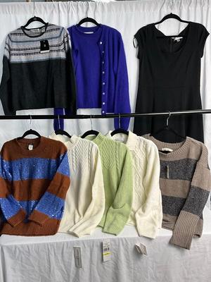 Lot F 306 Women’s Casual Sweater Clothing Lot (Large)