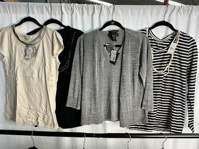 Lot F 308 Women’s Embellished Tops (Medium)