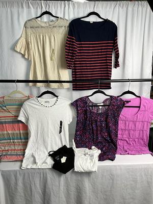Lot F 317 Women’s Fun Spring Tops (Medium)