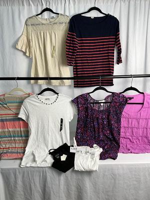 Lot F 317 Women’s Fun Spring Tops (Medium)
