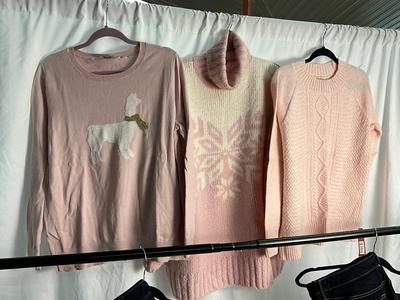 Lot G 319 Women’s Powder Pink Clothing Lot (XL)