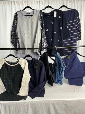 Lot E 332 Shades of Blue Women’s Clothing Lot (XL)