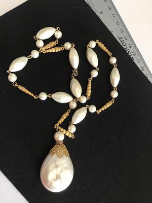 Vintage Faux Pearl Necklace