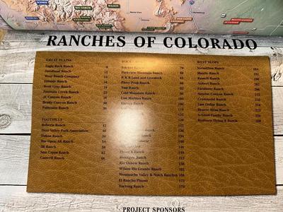 LARGE BOOK "RANCHES OF COLORADO" BY JOHN FIELDER