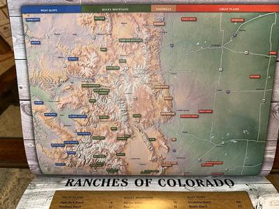LARGE BOOK "RANCHES OF COLORADO" BY JOHN FIELDER