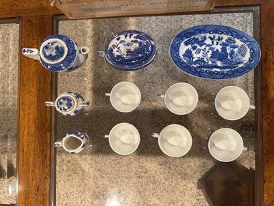 LITTLE HOSTESS CHILD'S CHINA PLAY TEA SET