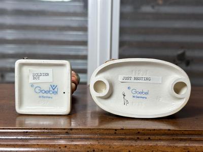 GOEBEL HUMMELS "JUST RESTING" AND "SOLDIER BOY"