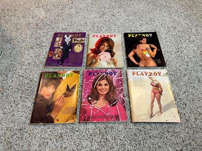 1968 PLAYBOY MAGAZINES