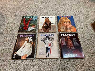 1968 PLAYBOY MAGAZINES