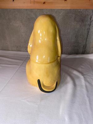 VINTAGE BASSET HOUND COOKIE JAR