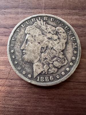 Morgan Silver Dollars (Lot of 2) 1886 1887